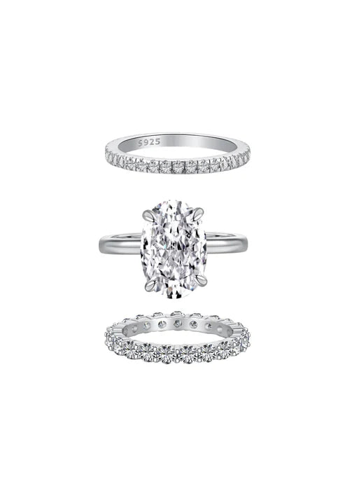 SET BAGUE ABU DHABI - AMALFI - PRAGUE ARGENTÉE