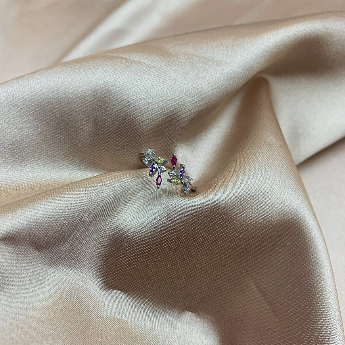 BAGUE PALMA – ARGENTÉE