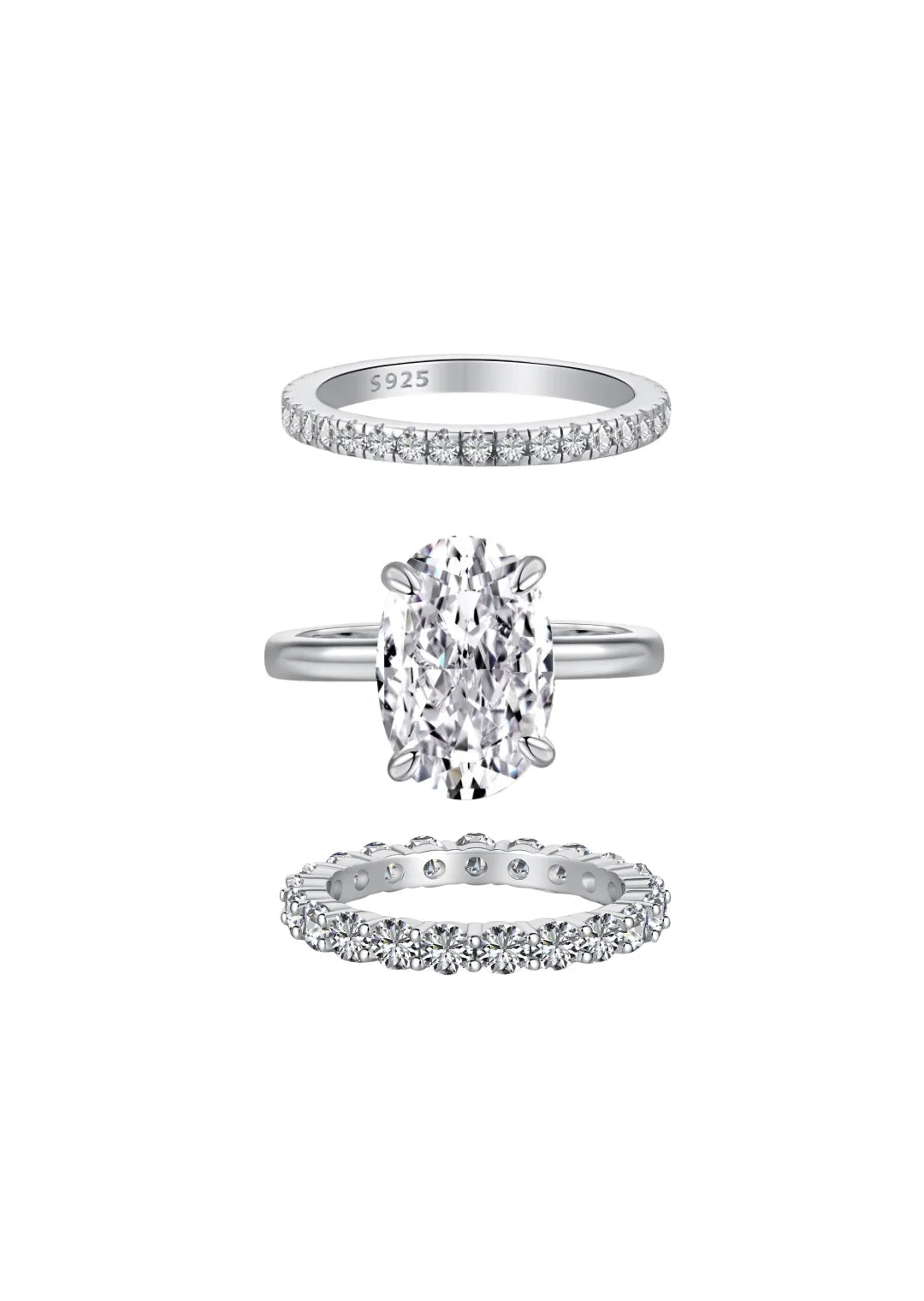 SET BAGUE ABU DHABI - AMALFI - PRAGUE ARGENTÉE