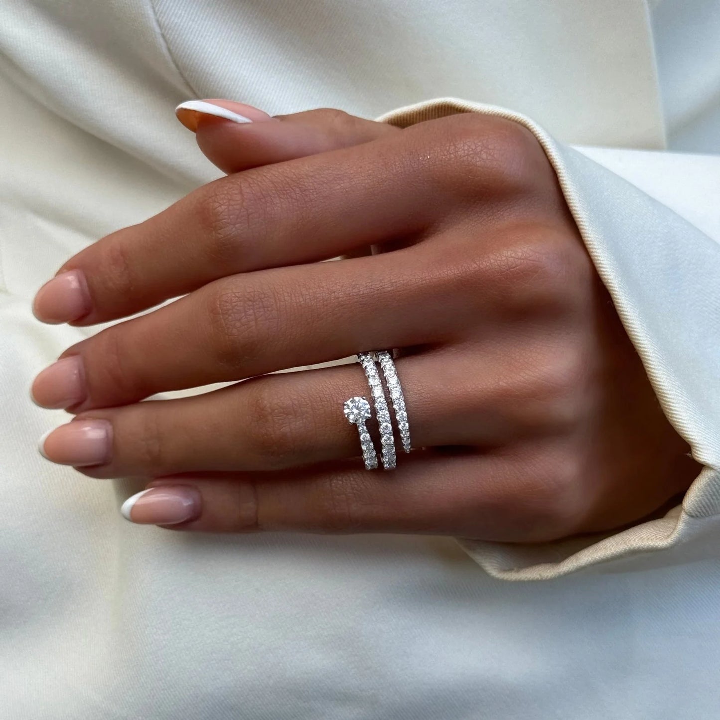 BAGUE SANTORIN – ARGENTÉE