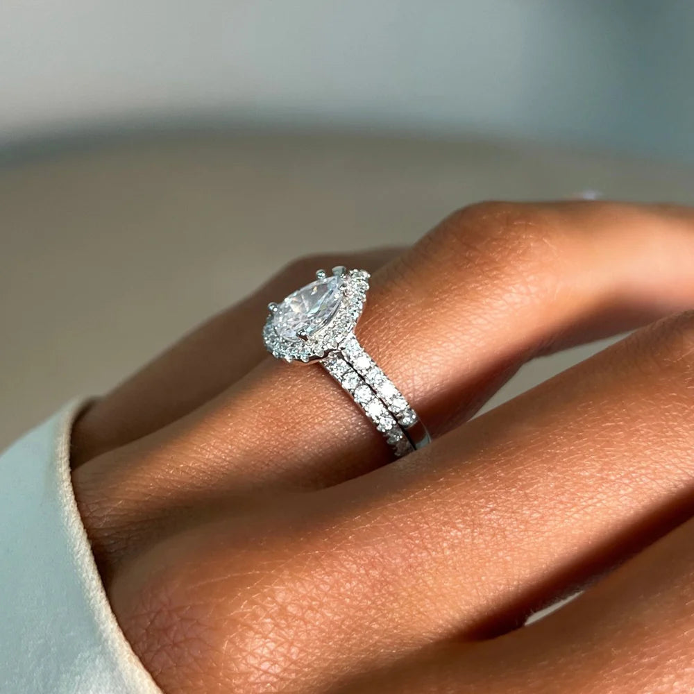 SET BAGUE MONACO - PRAGUE ARGENTÉE