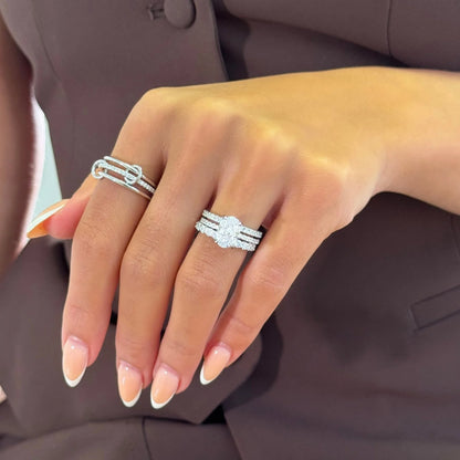 BAGUE PRAGUE – ARGENTÉE