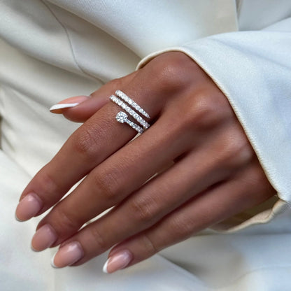 BAGUE SANTORIN – ARGENTÉE