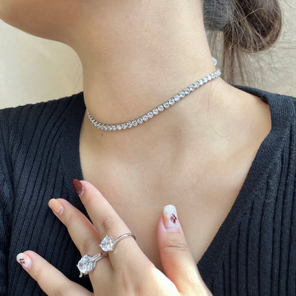 COLLIER RIVIÈRE PORTOFINO- ARGENTÉE