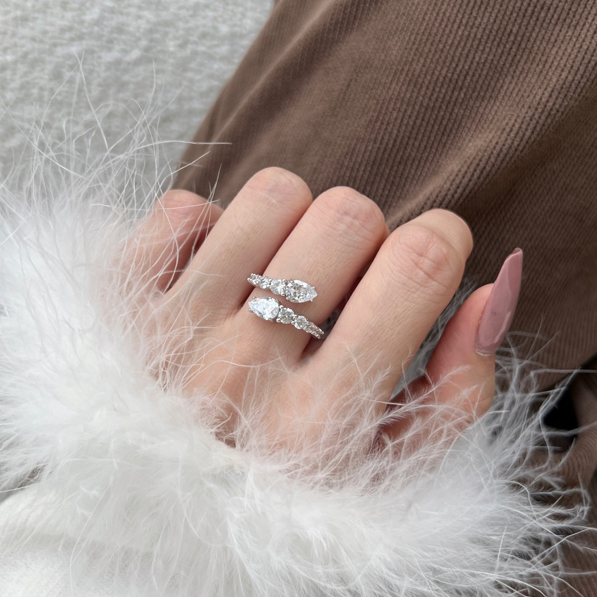 BAGUE ST TROPEZ – ARGENTÉE