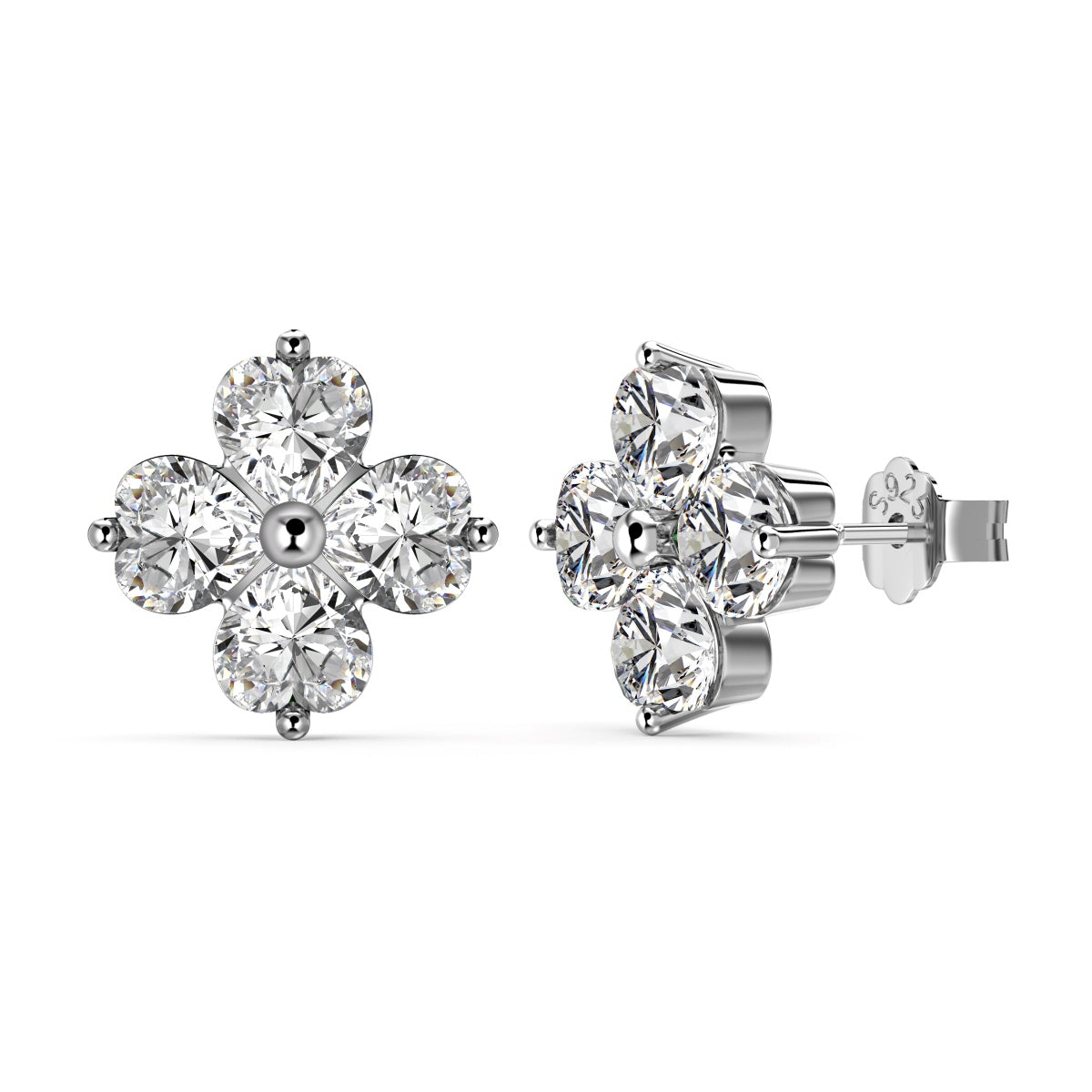BOUCLES D’OREILLES ROME – ARGENTÉES