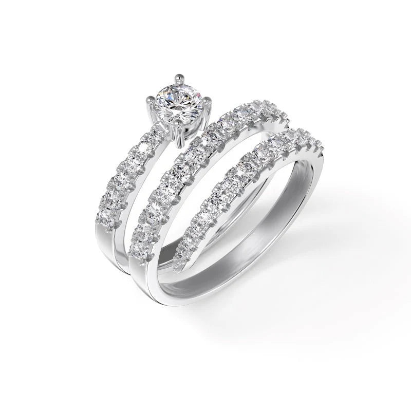 BAGUE SANTORIN – ARGENTÉE