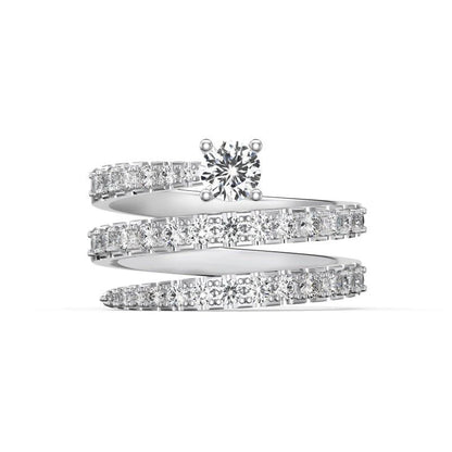 BAGUE SANTORIN – ARGENTÉE